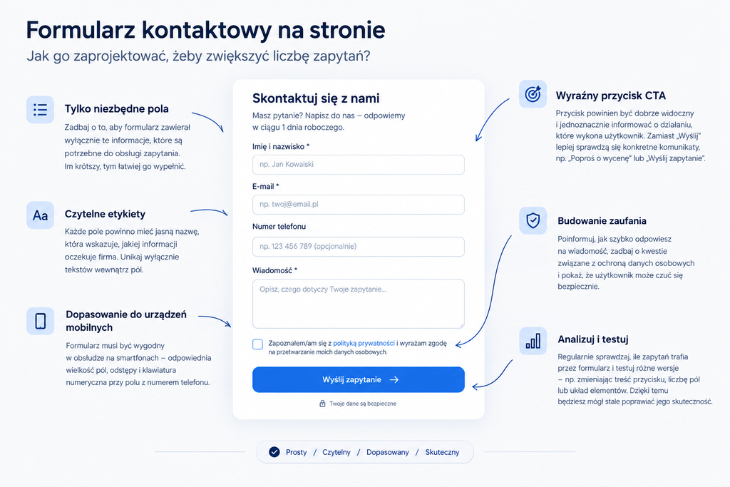 skuteczny formularz kontaktowy